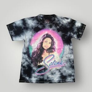 Selena‎ Shirt Adult Medium Tie Dye Graphic Tejano Latin Music Icon Pop Art Tee